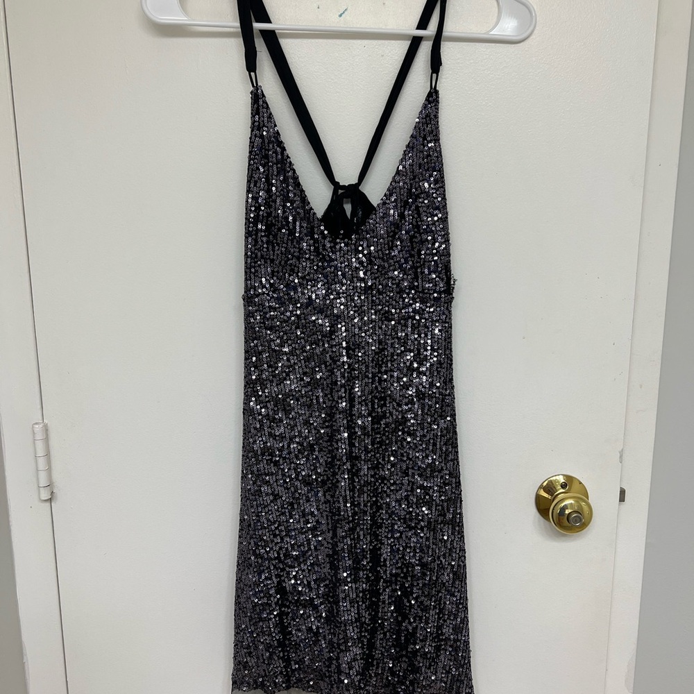 Free People Sequin Mini Dress